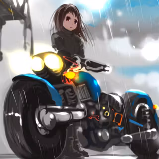 Anime motor wallpaper