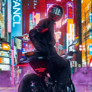 Anime motor wallpaper