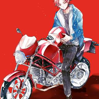 Anime motor wallpaper