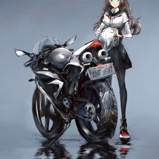 Anime motor wallpaper