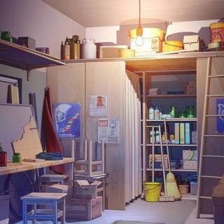 Store room wallpaper