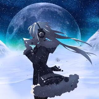 Anime girl snow wallpaper