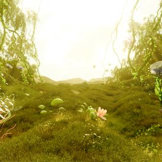 Art forest wallpaper