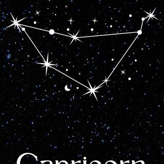 Capricorn baddie blue wallpaper