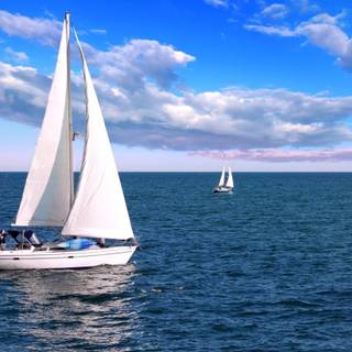 Sailing yacht wallpaper
