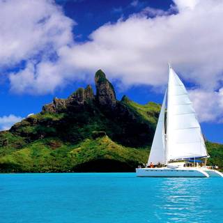 Sailing yacht wallpaper