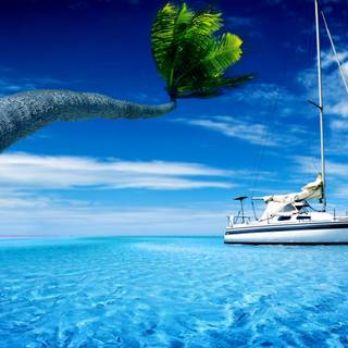 Sailing yacht wallpaper