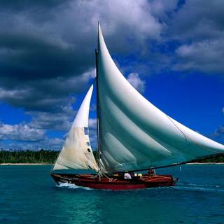 Sailing yacht wallpaper