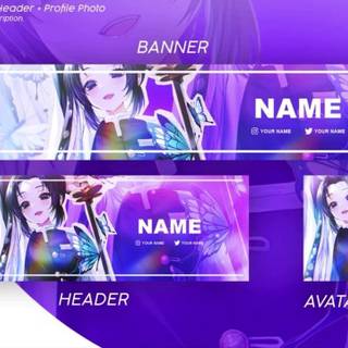 Demon Slayer Youtube banner wallpaper