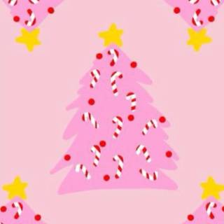 Chrismas preppy wallpaper