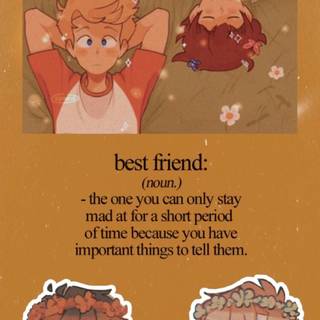 Clingy Duo wallpaper