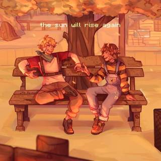 Clingy Duo wallpaper