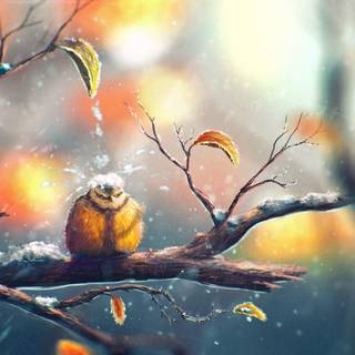 Drawn nature wallpaper