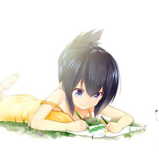 Drawn nature wallpaper