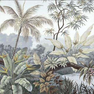 Jungle art wallpaper