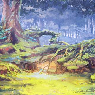 Jungle art wallpaper