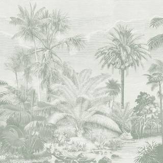 Jungle art wallpaper