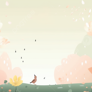 Cartoon plant wallpaper