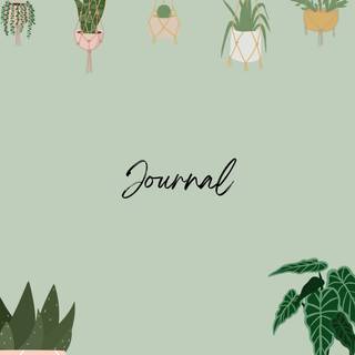 Cartoon plant wallpaper