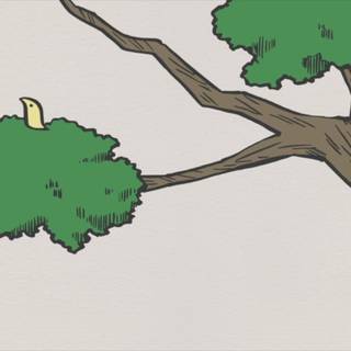 Cartoon plant wallpaper