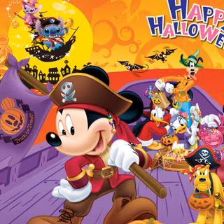 Mickey Mouse Halloween computer wallpaper