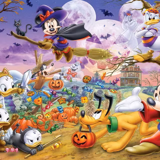 Mickey Mouse Halloween computer wallpaper