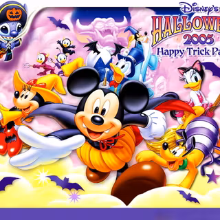 Mickey Mouse Halloween computer wallpaper