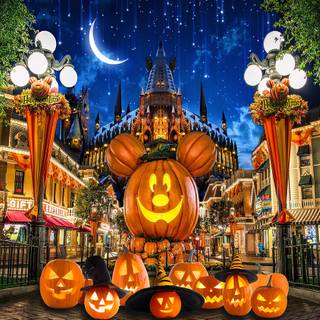 Mickey Mouse Halloween computer wallpaper