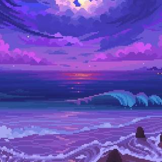 Ocean aesthetic PS4 wallpaper