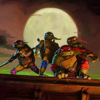 Dark TMNT iPhone wallpaper