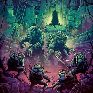 Dark TMNT iPhone wallpaper