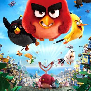 Angry Birds 4k iPhone wallpaper