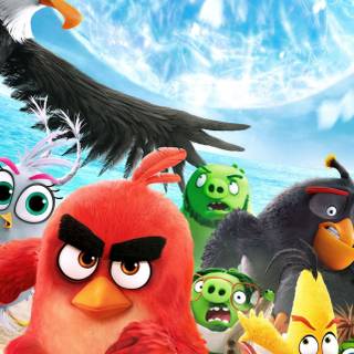 Angry Birds 4k iPhone wallpaper