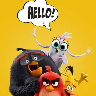 Angry Birds 4k iPhone wallpaper