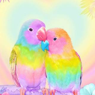 Perruche Kawaii wallpaper