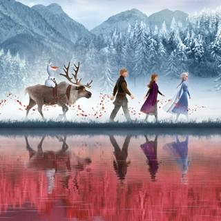 4k Frozen wallpaper