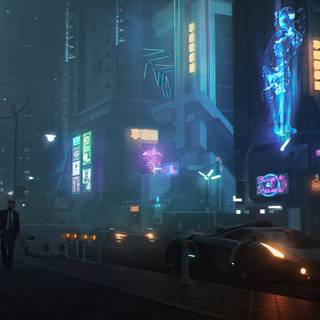 Cybercity 4k wallpaper