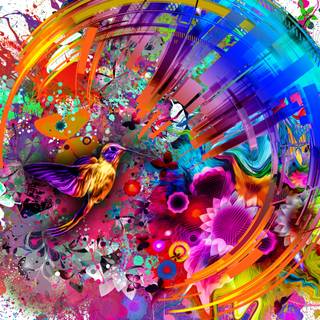 Abstract colorful 4k wallpaper