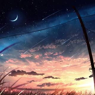 4k sky anime wallpaper