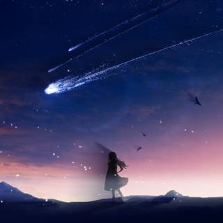 4k sky anime wallpaper