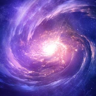 Galaxy purple 4k wallpaper