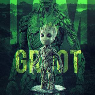 iPhone 11 Avengers Groot wallpaper