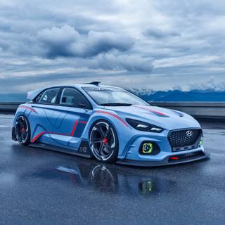 Hyundai logo 4k wallpaper