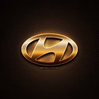 Hyundai logo 4k wallpaper