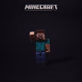 Minecraft 4k logo wallpaper