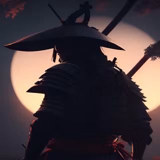 Dark samurai 4k wallpaper