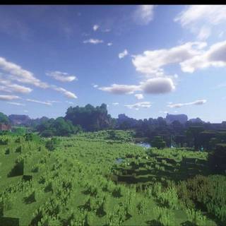 Minecraft plains wallpaper