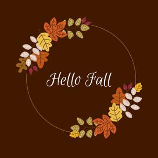 Brown simple autumn wallpaper