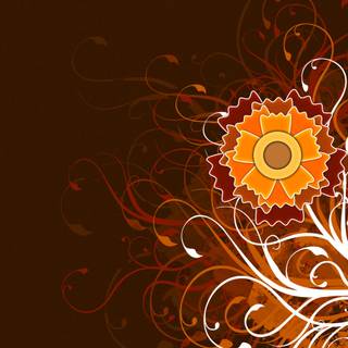 4k autumn flowers wallpaper