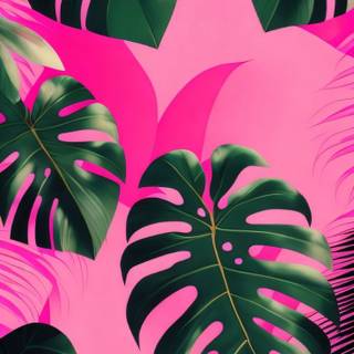 Tropical leaves 2023 wallpaper